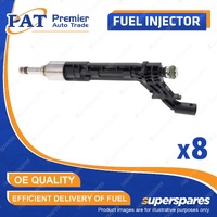 8 Pcs PAT Fuel Injectors for Porsche Cayenne 9YA 9YB 4.0L DCUD DCUA 2018-2023
