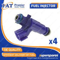 4 x PAT Fuel Injector for Chrysler Neon JA JB 2.0L S4RE I4 16V SOHC 1996-2001