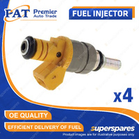 4 x PAT Fuel Injector for Kia Rio LS BC 1.5L A5D I4 16V DOHC 2000-2007