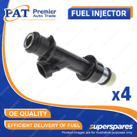 4 x PAT Fuel Injector for Daewoo Kalos T200 Lacetti J200 Nubira J100 J150