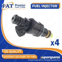 4 x PAT Fuel Injector for HSV Astra SV 1800 LD 1.8L 18LE I4 8V SOHC 1988-1989