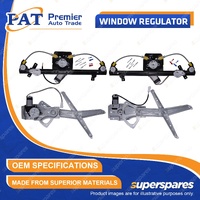 PAT F + R Window Regulators & Motor for Holden Calais Caprice Crewman Statesman