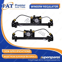 PAT Rear LH + RH Window Regulators for Holden Astra TS 1.8L 4Cyl 1998-2005