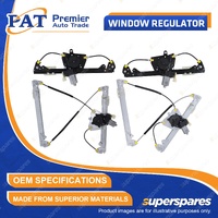 PAT F + R Window Regulators & Motor for Ford Ranger PX 2.0L 2.2L 2.5L 3.2L 11-22