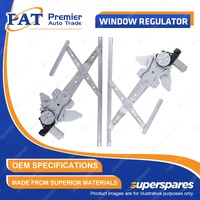 PAT Front LH + RH Window Regulators & Motor for Mitsubishi ASX XA XB XC XD 10-On