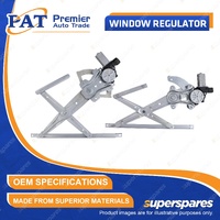 PAT Front LH + RH Window Regulators & Motor for Isuzu D-Max TFR TFS 3.0L 12-20
