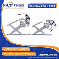 PAT Front LH + RH Window Regulator & Motor for Mitsubishi Triton ML MN 2006-2013