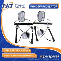 PAT Front + Rear Window Regulators for Volkswagen Golf MK5 Diesel 2003-2011