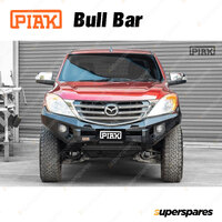 PIAK Elite No Loop Bull Bar for Mazda BT-50 Orange Tow Points & Black Underbody