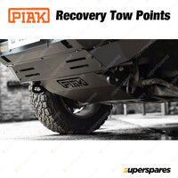 PIAK Matte Black Recovery Tow Points for for Mitsubishi Pajero Sport QE 16-20