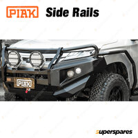 Pair of PIAK Side Rails to Suit Premium Bar for Mitsubishi Triton MR 2019-On