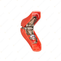 Projecta 100 Amp Positive Solid Brass Battery Clamp Battery Starter Jump Red