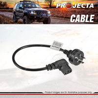 Projecta AC Power Cord 0.3m-Right Angle - Standard 3-pin Australian Plug