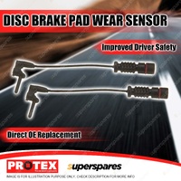 Front Protex Brake Pad Wear Sensors for Mercedes Benz 380SE A140 A160 A190 W168