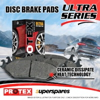4 Front Protex Ultra Ceramic Brake Pads for Daewoo Cielo Lanos Nubira SX SE CDX