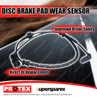 Protex Front Brake Pad Wear Sensor for Holden Astra Zafira TS AH TT 1.8L 2.2L