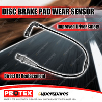 Protex Front Brake Pad Wear Sensor for Holden Vectra ZC 3.2L Z32SE 2004-2006