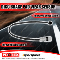 Protex Rear Brake Pad Wear Sensor for Porsche 944 S 2.5 Coupe 1987-1989 GIC1014P
