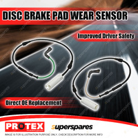 2 x Protex Front Brake Pad Wear Sensors for BMW 1M E82 730d G11 M3 E90 E92 E93