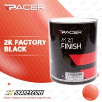 Pacer 2K Factory Black 4L - Provides Smooth Even Coverage with Glossy Appearance