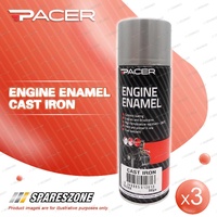 3 x Pacer Engine Enamel Cast Iron 300G - Silicone-Ceramic Nano-Technology