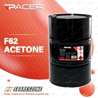 Pacer F62 Acetone 200L - Ideal for Removing Paint Varnish and Other Coatings