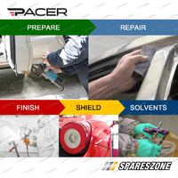 2 x Pacer F72 Hi Opacity White Acrylic 1 Litre Special UV Absorbing Additives