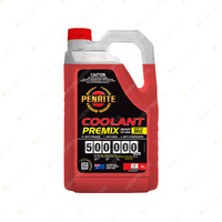 Penrite 500,000KM Red Coolant Premix Engine Coolant 5 Liter COOL500REDPMX005