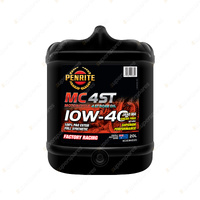 Penrite MC-4ST 10W-40 100% PAO & ESTER Motorcycle Engine Oil 20L MC410W40020