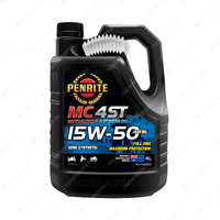 Penrite Semi Syn MC-4ST 15W-50 Motorcycle 4 stroke Engine Oil 4L MC4SEMI15004