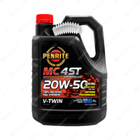 Penrite MC-4ST V TWIN 20W-50 Motorcycle 4 stroke Engine Oil 4L MC4VT20W50004