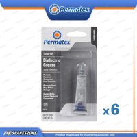 6 x Permatex Dielectric Tune-Up Grease 9.4G Protects Electrical Connections