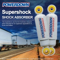 Front POWERDOWN SUPERSHOCK Shock Absorbers for FRUEHAUF UCE-1295-901 25mm MOUNTS