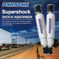 2 x Front POWERDOWN SUPERSHOCK Shock Absorbers for HINO HV3KPA NZ AIR SUSP 1990