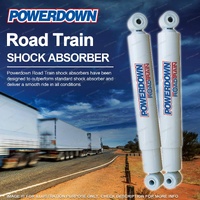 2 x Front POWERDOWN ROAD TRAIN Shock Absorbers for ISUZU S Series SLR 72-On