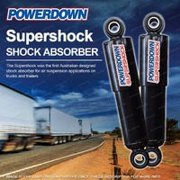 2 Front POWERDOWN SUPERSHOCK Shocks for R.O.R FL9000 FL9000L 24mm MOUNTS HD