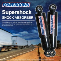2 x Front POWERDOWN SUPERSHOCK Shock Absorbers for SAF EO314 EO414 HEAVY DUTY