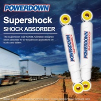 2 Front POWERDOWN SUPERSHOCK Shocks for YORK TECAIR FB VRH 16mm 20mm MOUNTS
