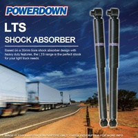 2 x Rear Powerdown LTS Shock Absorbers for Ford Transit VH VJ 2.3L 2.4L