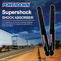 2 x Front Powerdown Supershock Shock Absorbers for Hino SS Series 4533 NZ 89-On