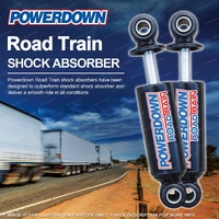 2 Front Powerdown Road Train Shock Absorbers for Isuzu NLR45 NLR55 NLR200 NLR275