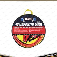 Charge 400 Amp Heavy Duty Booster Cables - 3M Long with Fully Insulated Clamps