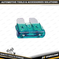 100 Pcs of Charge 30 Amp Blade Fuse Green Colour - Car Truck Auto Fuses