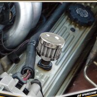 Jetco Breather Filter - Chrome 12mm High Performance Premium Quality