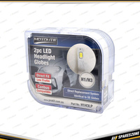 2 Pcs Motolite H1/H3 Direct Fit LED Headlight Canbus Globes - with Cooling Fan