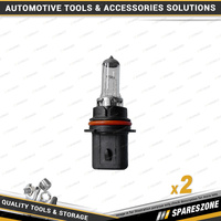 2 x Motolite HB1 9004 100/80W Halogen Globes - Halogen HB1 9004 Light Bulbs