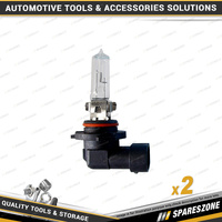 2 x Motolite HB3 9005 100W Halogen Globes - Halogen HB3 9005 Light Bulbs