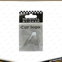 10 Pcs of Pro-Kit Decorative Letter A - 3D Star Line Car Logo Decoration