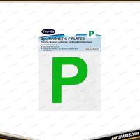 2 Pcs of Pro-Kit P Plates - Magnetic White with Green P NSW Qld ACT Tas SA & NT