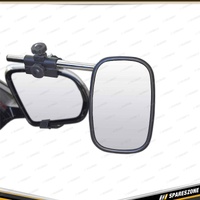 2Pc Pro-Kit Strap-on Towing Mirror Set - 390mm Extension Arm & 200x130mm Mirror